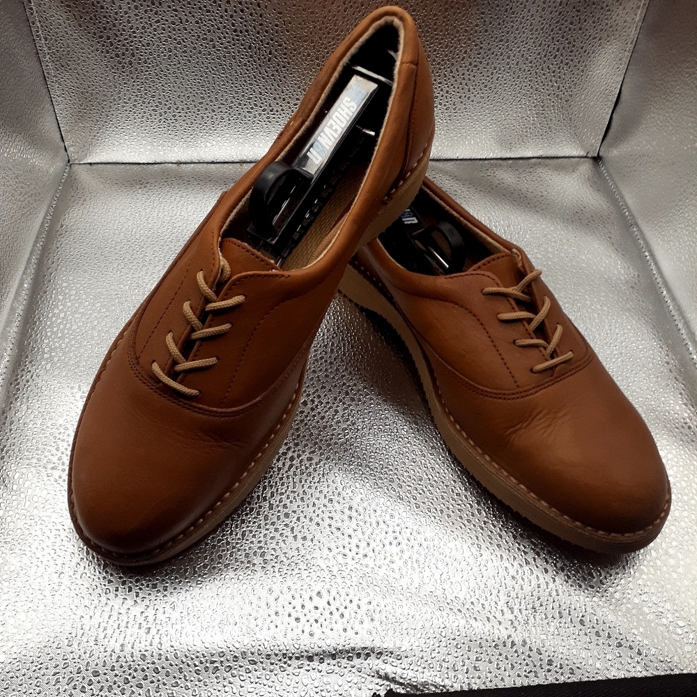 RocSports/Rockport Brown Lace Up Leather Oxfords Women's Size 9